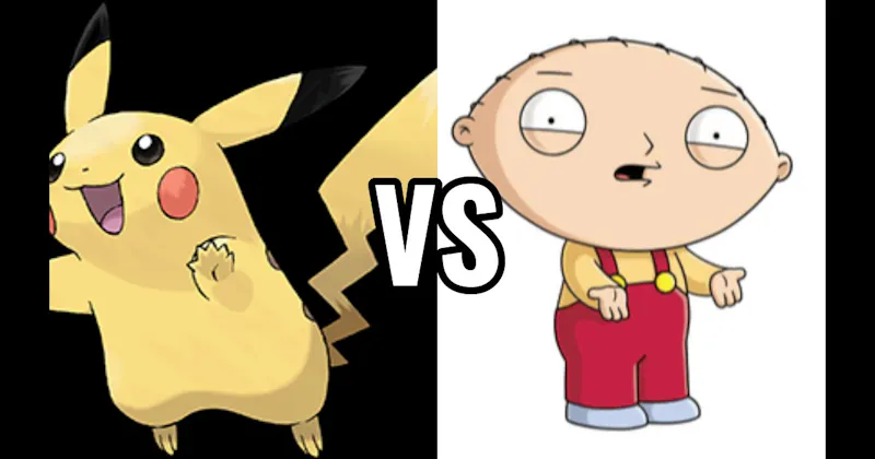 Pikachu (Pokémon) vs. Stewie Griffin