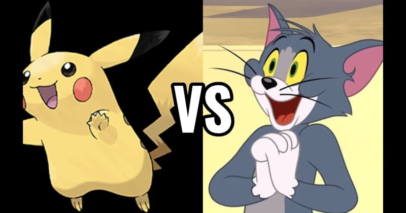 Pikachu (Pokémon) vs. Tom (Tom & Jerry)