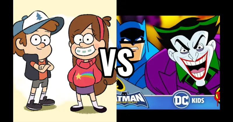 Batman & Joker vs. Dipper & Mabel