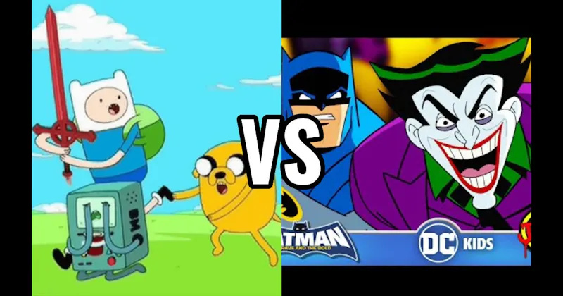 Batman & Joker vs. Finn & Jake
