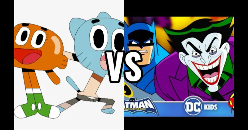 Batman & Joker vs. Gumball & Darwin