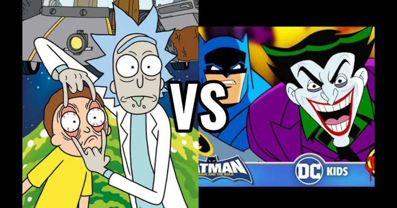 Batman & Joker vs. Rick & Morty
