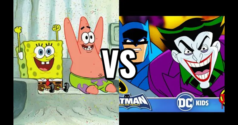 Batman & Joker vs. SpongeBob & Patrick