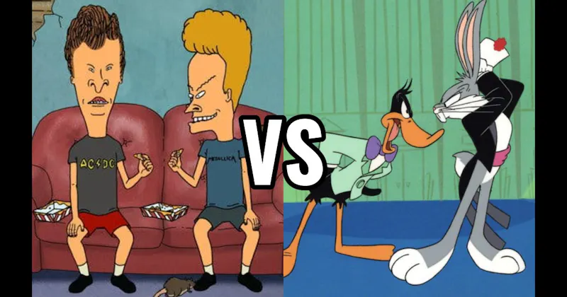 Beavis & Butt-Head (Beavis and Butt-Head) vs. Bugs Bunny & Daffy Duck