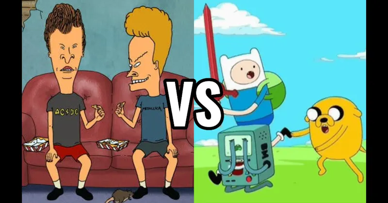 Beavis & Butt-Head (Beavis and Butt-Head) vs. Finn & Jake