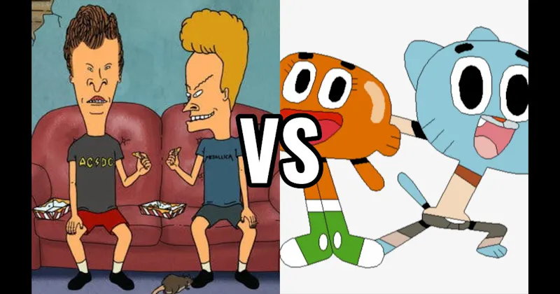 Beavis & Butt-Head (Beavis and Butt-Head) vs. Gumball & Darwin