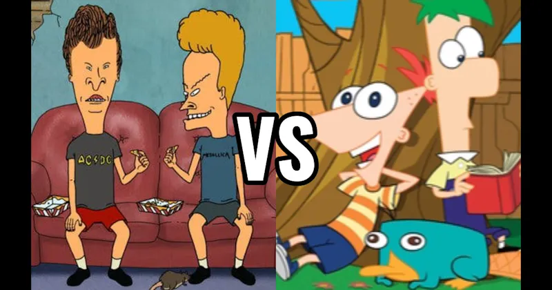 Beavis & Butt-Head (Beavis and Butt-Head) vs. Phineas & Ferb