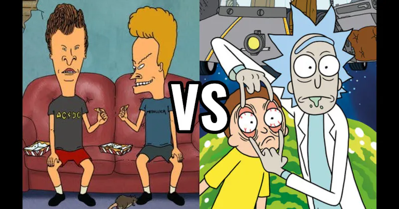Beavis & Butt-Head (Beavis and Butt-Head) vs. Rick & Morty
