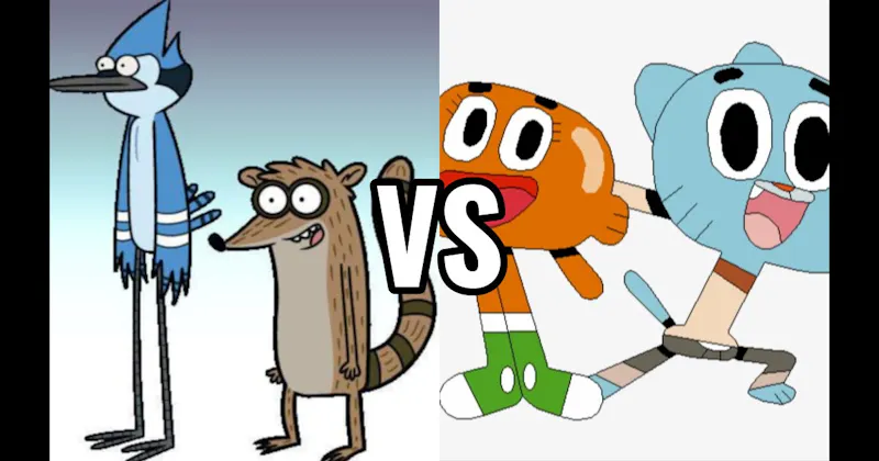 Gumball & Darwin vs. Mordecai & Rigby