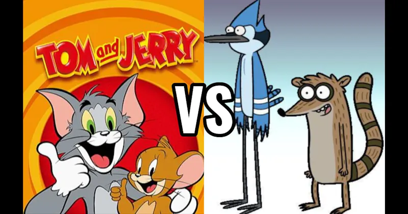 Mordecai & Rigby vs. Tom & Jerry