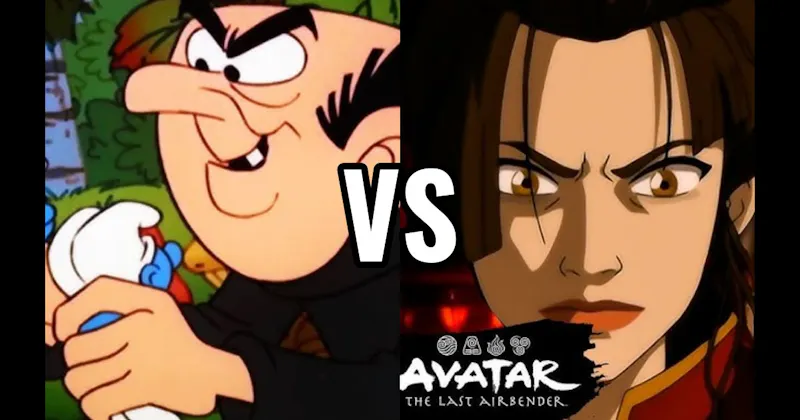 Azula (Avatar: The Last Airbender) vs. Gargamel (The Smurfs)