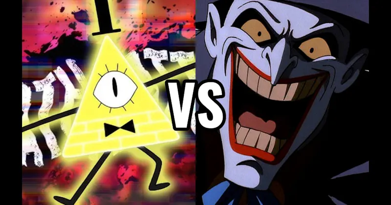 Bill Cipher (Gravity Falls) vs. Joker (Batman: The Animated Series)