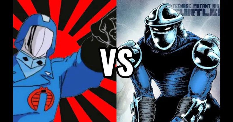 Cobra Commander (G.I. Joe) vs. Shredder (Teenage Mutant Ninja Turtles)