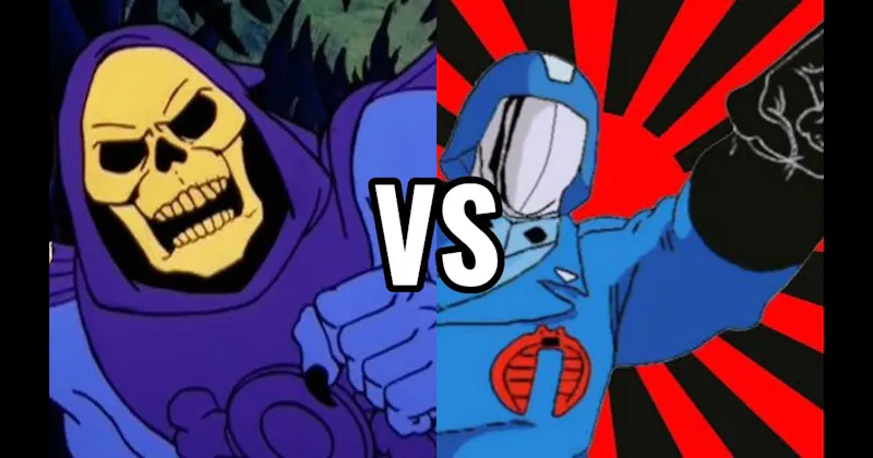 Cobra Commander (G.I. Joe) vs. Skeletor (He-Man and the Masters of the Universe)