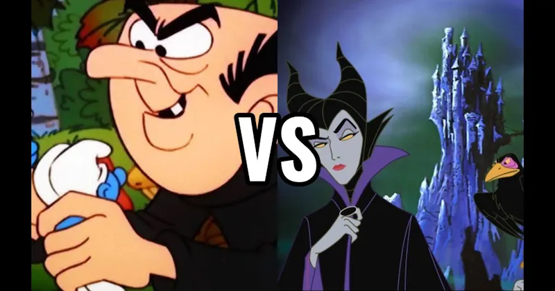 Gargamel (The Smurfs) vs. Maleficent (Sleeping Beauty)