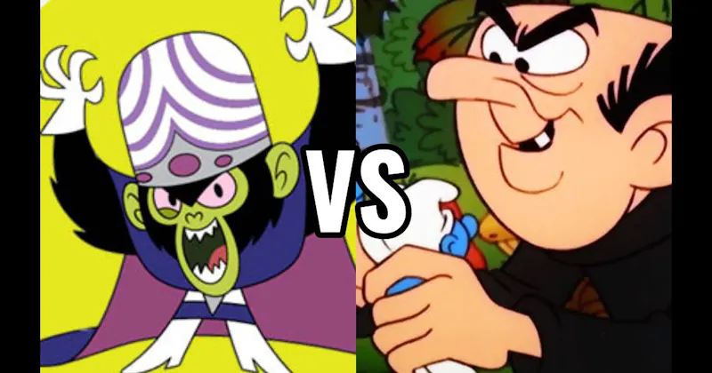 Gargamel (The Smurfs) vs. Mojo Jojo (The Powerpuff Girls)