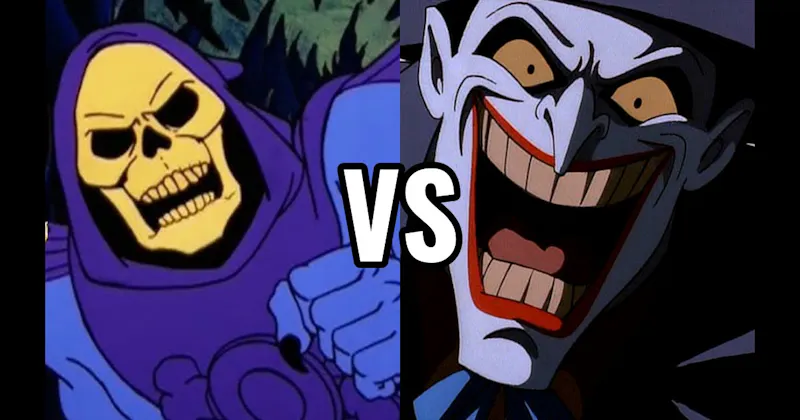 Joker (Batman: The Animated Series) vs. Skeletor (He-Man and the Masters of the Universe)
