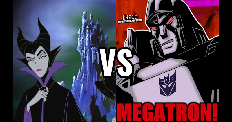 Maleficent (Sleeping Beauty) vs. Megatron (Transformers)