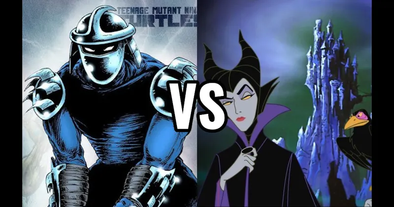Maleficent (Sleeping Beauty) vs. Shredder (Teenage Mutant Ninja Turtles)
