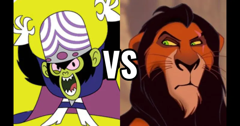 Mojo Jojo (The Powerpuff Girls) vs. Scar (The Lion King)