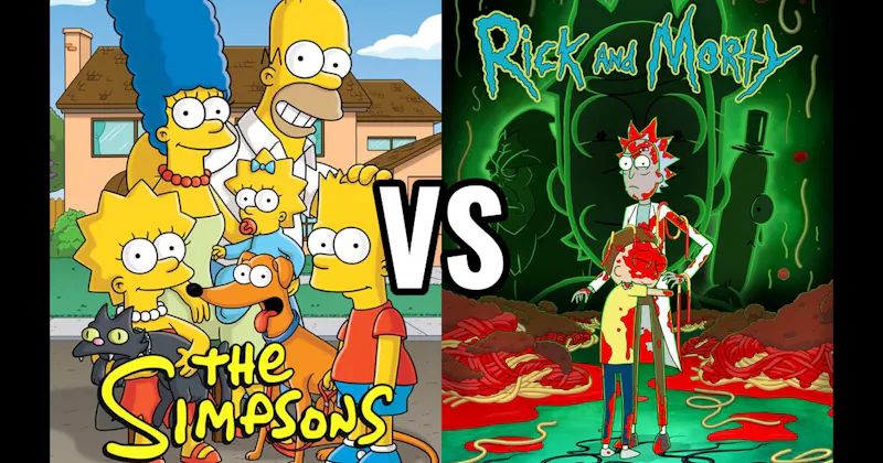 Rick and Morty vs. The Simpsons