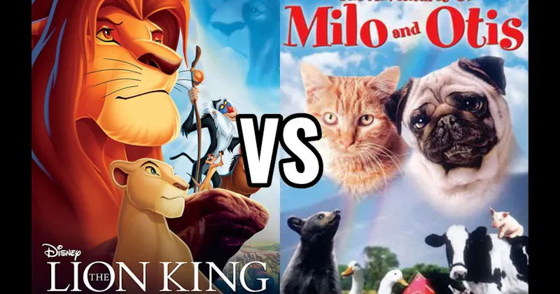 Adventures of Milo and Otis vs. The Lion King