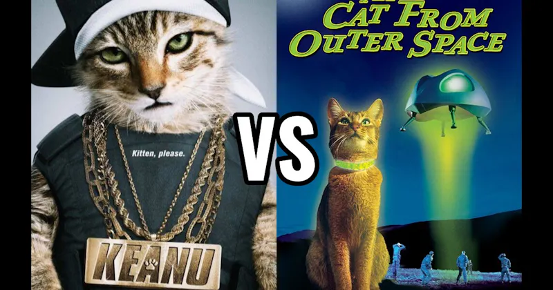 Cat from Outer Space vs. Keanu