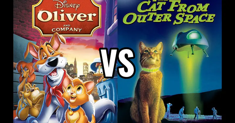 Cat from Outer Space vs. Oliver & Company