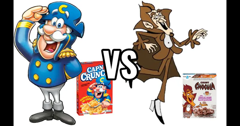 Cap'n Crunch vs. Count Chocula