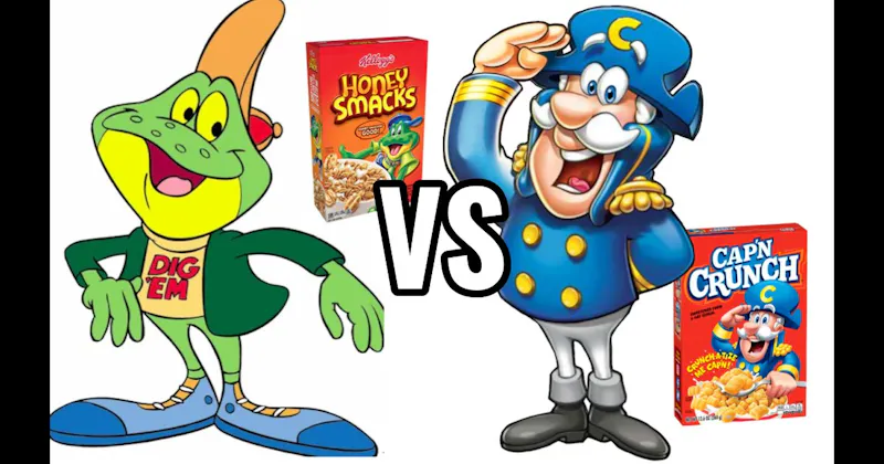 Cap'n Crunch vs. Dig’em Frog 