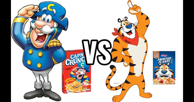 Cap'n Crunch vs. Tony the Tiger