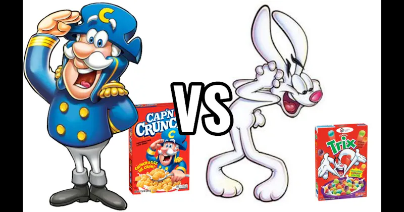 Cap'n Crunch vs. Trix Rabbit