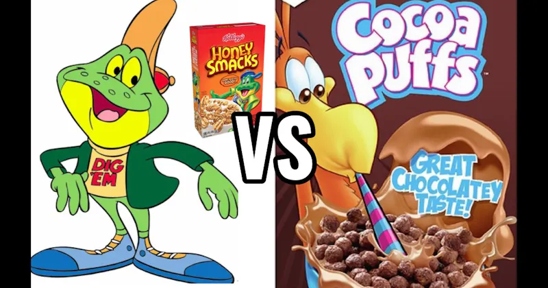 Dig’em Frog  vs. Sonny the Cuckoo Bird