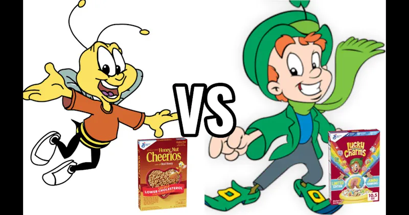 Honey Nut Cheerios Bee vs. Lucky the Leprechaun