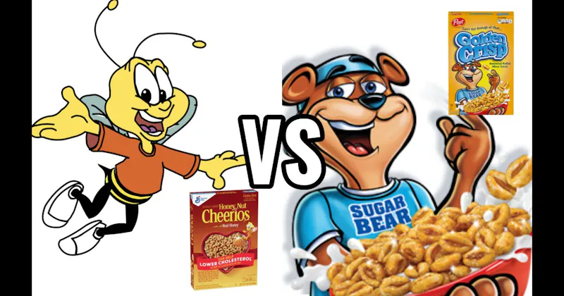 Honey Nut Cheerios Bee vs. Sugar Bear