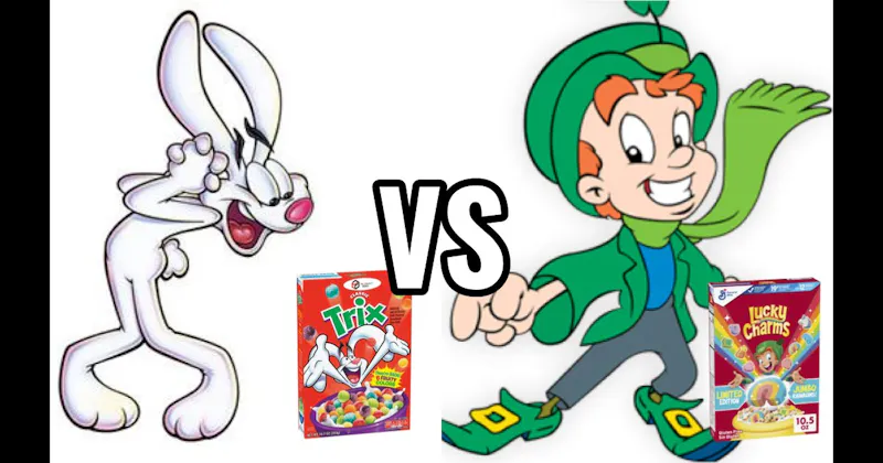 Lucky the Leprechaun vs. Trix Rabbit