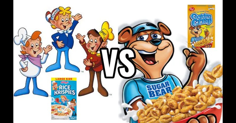 Snap, Crackle, and Pop vs. Sugar Bear