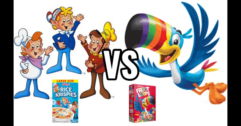 Snap, Crackle, and Pop vs. Toucan Sam