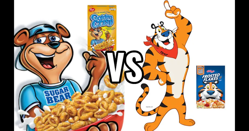 Sugar Bear vs. Tony the Tiger