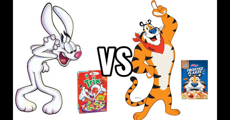 Tony the Tiger vs. Trix Rabbit