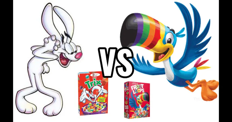 Toucan Sam vs. Trix Rabbit