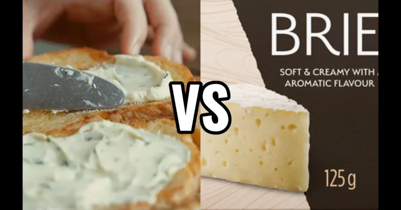 Brie vs. Cream Cheese