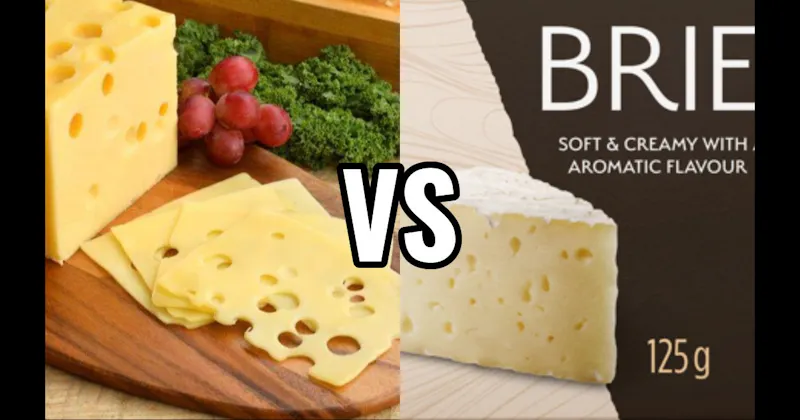 Brie vs. Swiss Cheese