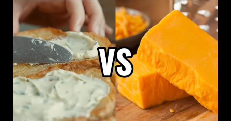 Cheddar Cheese vs. Cream Cheese