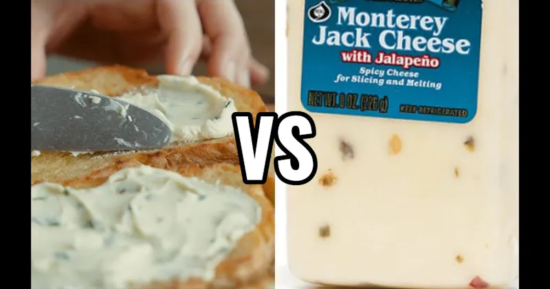 Cream Cheese vs. Monterey Jack Cheese