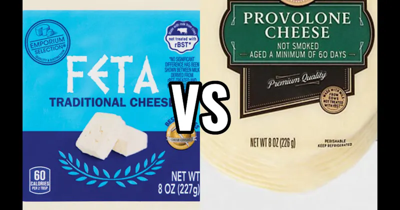 Feta Cheese vs. Provolone Cheese