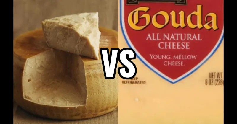 Gouda Cheese vs. Parmigiano Reggiano Cheese