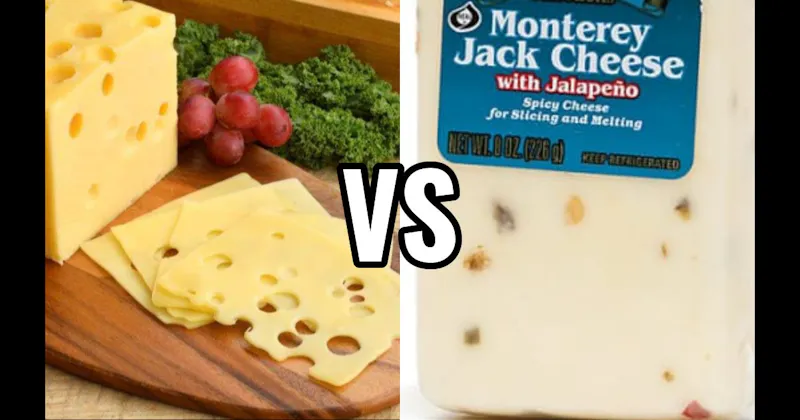 Monterey Jack Cheese vs. Swiss Cheese