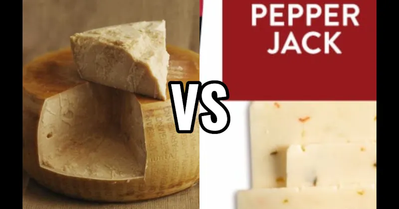 Parmigiano Reggiano Cheese vs. Pepper Jack Cheese