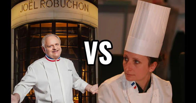 Anne-Sophie Pic vs. Joël Robuchon